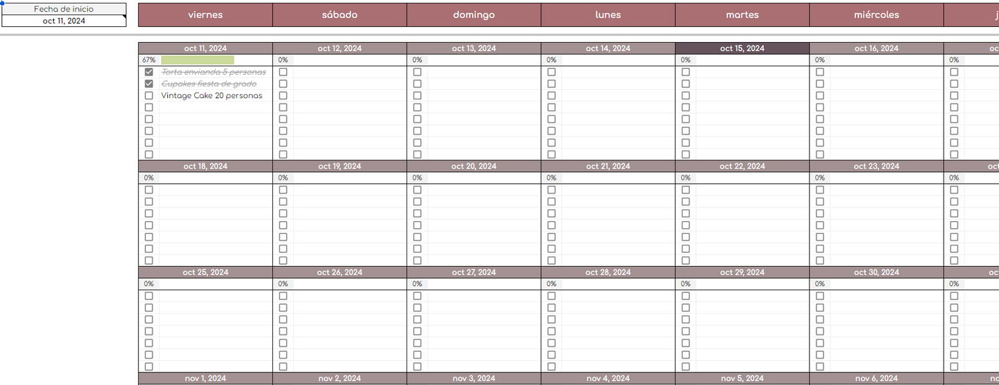 Calendario dinámico de Pedidos: ¡Bienvenido a Tu Nuevo Calendario Dinámico!