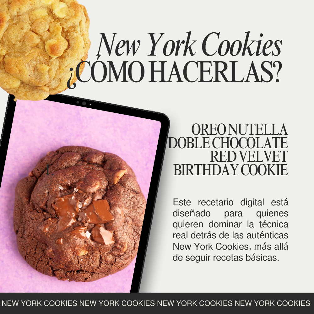 New York Cookies – Recetario Digital Profesional