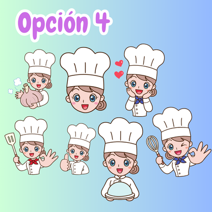 PACK DE STICKERS PERSONALIZABLES PARA TU NEGOCIO