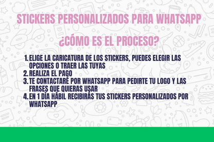 PACK DE STICKERS PERSONALIZABLES PARA TU NEGOCIO